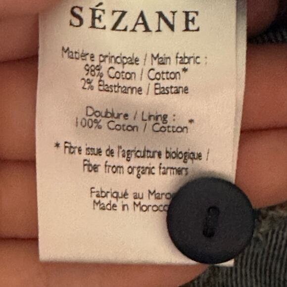 Sézane Austin Trousers in Bleached Blue Size 38/6 - Picture 8 of 10